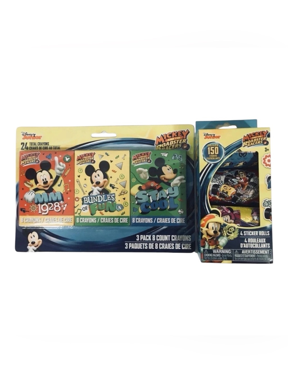 Disney Junior Mickey and the Roadster Racers Crayons And Stickers